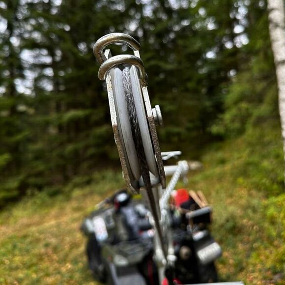 ATV-PRO ATV Timmervagn med Kran och Elvinsch