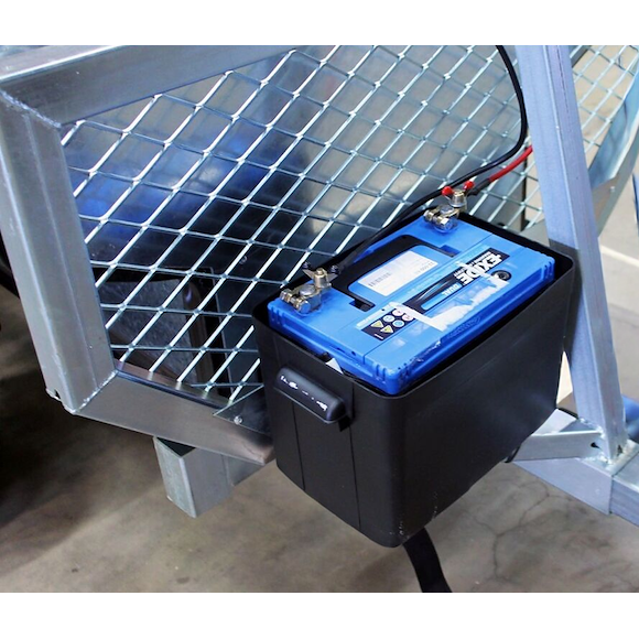 ATV-PRO ATV Vagn med Flak, Kran, Elvinsch & Fritidsbatteri