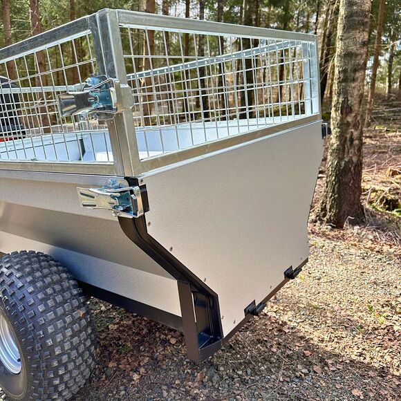 ATV-PRO Gårdsvagn ATV 500 Kg med Nätlämmar