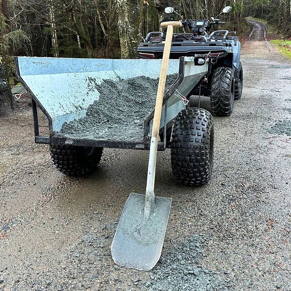 ATV-PRO Gårdsvagn ATV 500 Kg med Nätlämmar