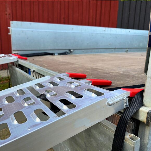 ATV-PRO Lastramp Aluminium Vikbar - fyrhjuling - motorcykel - gräsklippare
