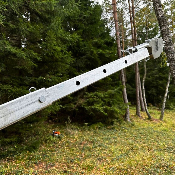 ATV-PRO ATV Timmervagn Med Kran