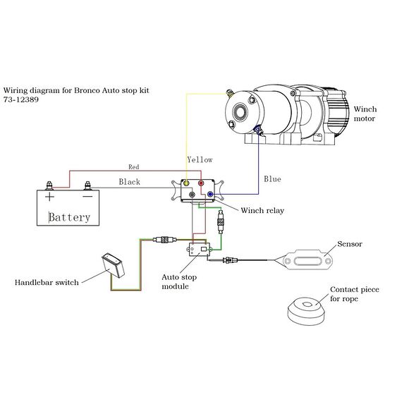 BRONCO ATV Vinsch Auto Stop Kit Bronco