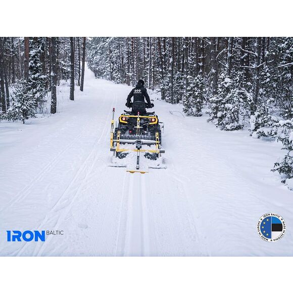Iron Baltic (IB) ATV/UTV Snövält med Skatedyna 145