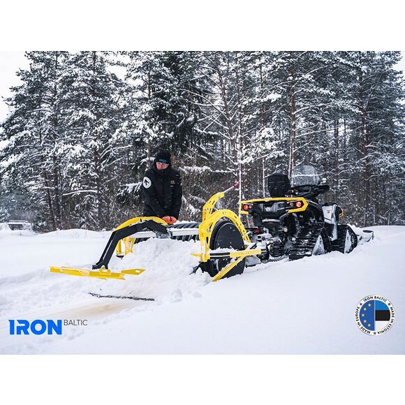 Iron Baltic (IB) ATV/UTV Snövält med Skatedyna 145
