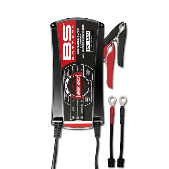 BS Batterier Batteriladdare BS60 12V 1/4/6A ATV, Bil, Moped & MC
