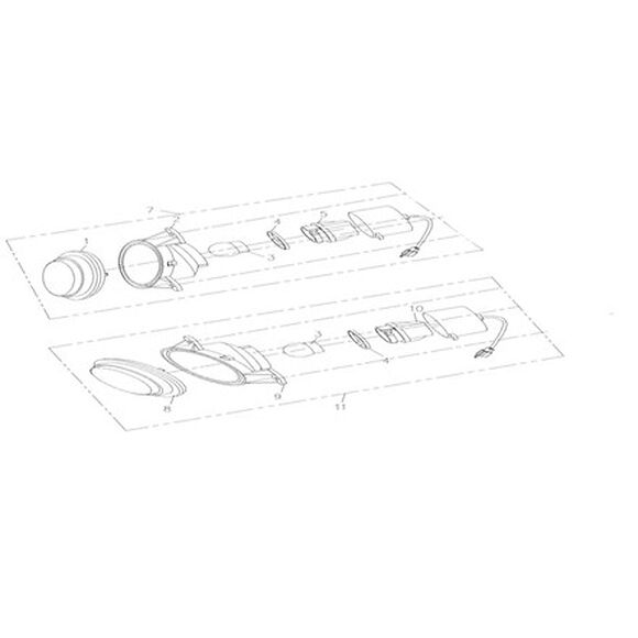 CF MOTO Blinkers Fram Vänster CF Moto 500