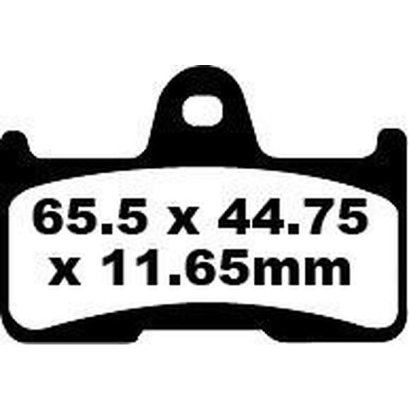 ATV LAB Bromsklossar CF Moto 500-600/Goes 500-600/Yamaha 660 Bak