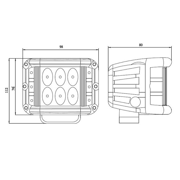 BRONCO Led Belysningskit med Sidomarkering