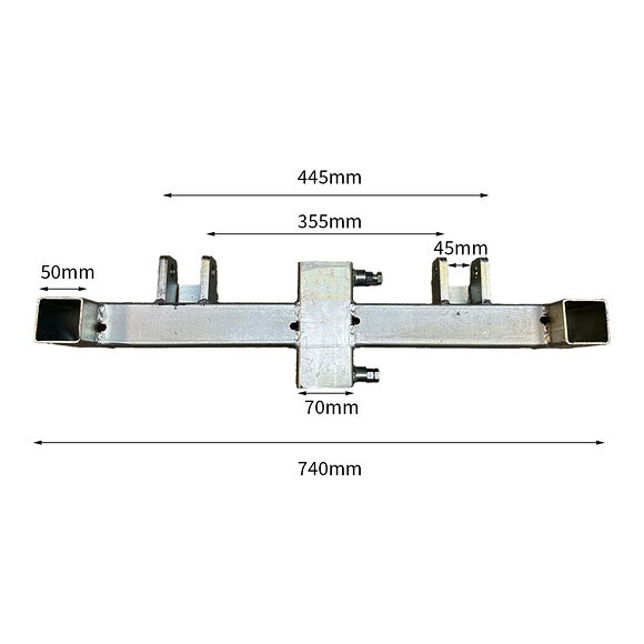 ATV-PRO Timmervagn Tvärbalk Bak