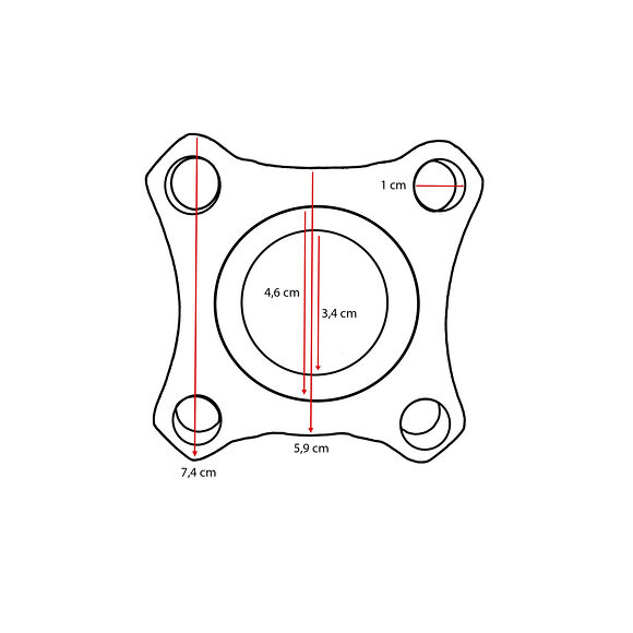 CF MOTO Kardanaxel Fram CF Moto 450/520