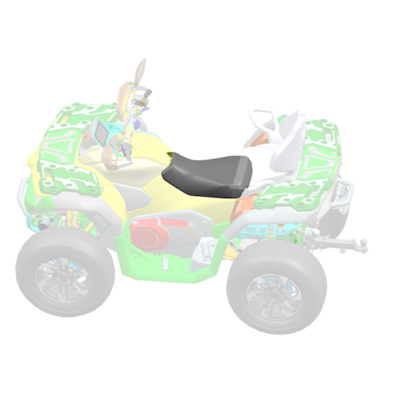 CF MOTO Sätesvärme CF Moto 850/1000