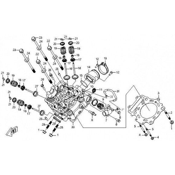 CF MOTO O-ring insugsgummi CF Moto Allroad 500