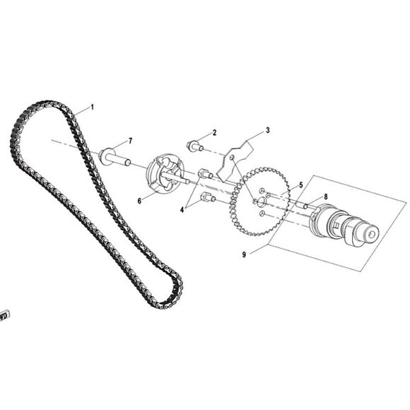 CF MOTO Kamaxel Dekomp CF Moto 450/520/550