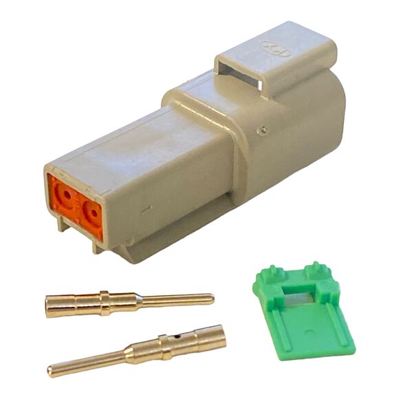 DEUTSCH Deutsch Kontakt 2-pol Receptacle