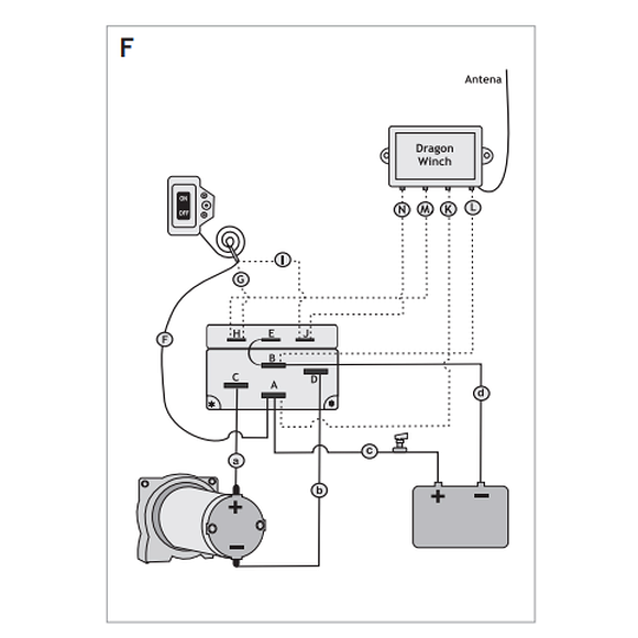 DRAGON WINCH Vinschrelä 120AMP