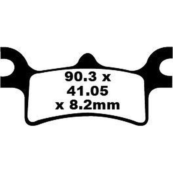 EBC Bromsklossar FA314 Polaris Bak