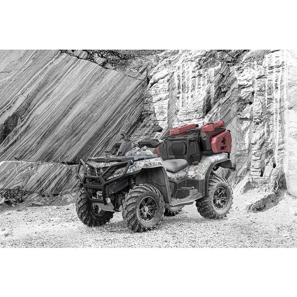 Tesseract Tesseract Transportbox Bak CF Moto 820/850/1000 - Passagerarsäte Ersättning