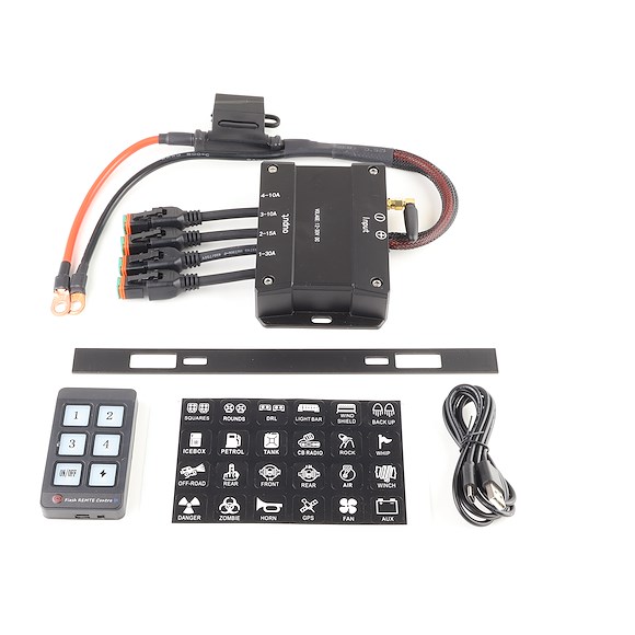 HBA Fjärrstyrd Kopplingsbox Led Belysning IP67