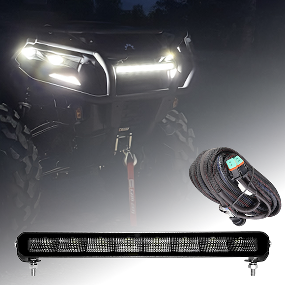 HBA Ledramp 15 Tums 80W / 7360 Lumen med Kablage