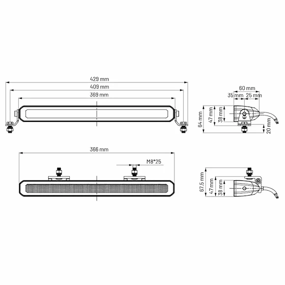 HBA Plog Belysningskit Large (7360 Lumen)