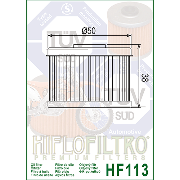 HIFLO Oljefilter HF113
