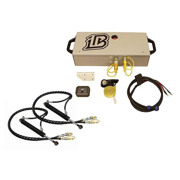 Iron Baltic (IB) IB ATV/UTV HYDRAULISKT Plogpaket Vik-Plog 180cm Centermonterad GEN II