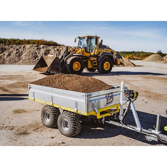 Iron Baltic (IB) IB Flakvagn Boggie 1200 Högbyggd