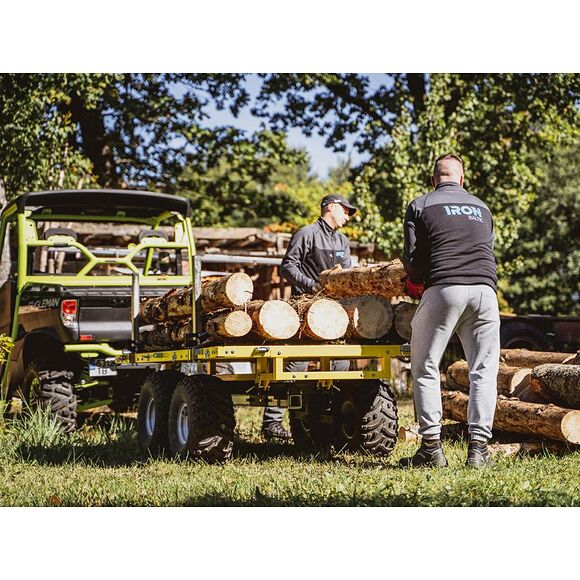 Iron Baltic (IB) IB Flakvagn Boggie 1200 Högbyggd