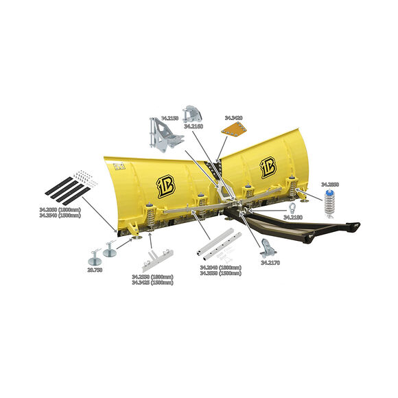 Iron Baltic (IB) Ploghuvud Iron Baltic V-Plog 150/180 GEN II