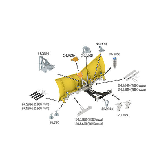 Iron Baltic (IB) Ploghuvud Iron Baltic V-Plog 150/180 GEN II