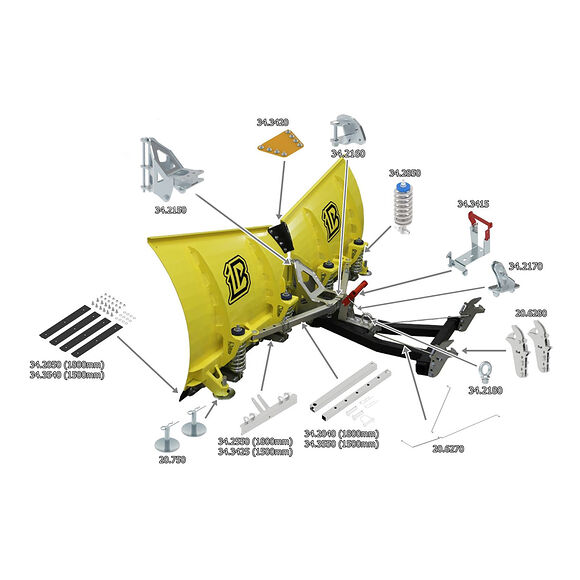 Iron Baltic (IB) Ploghuvud Iron Baltic V-Plog 150/180 GEN II
