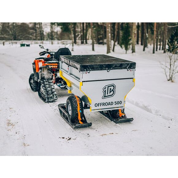 Iron Baltic (IB) Släpvagns Skidor För Enkelaxlad Kärra (1 Par)