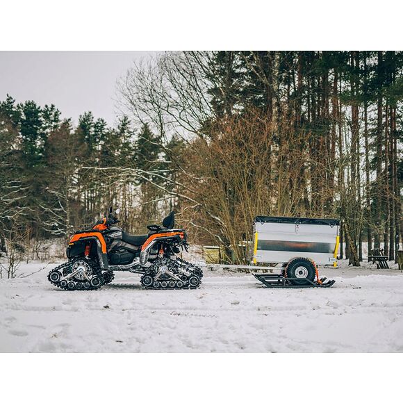 Iron Baltic (IB) Släpvagns Skidor För Enkelaxlad Kärra (1 Par)