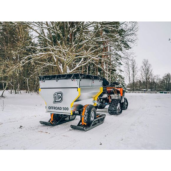 Iron Baltic (IB) Släpvagns Skidor För Enkelaxlad Kärra (1 Par)