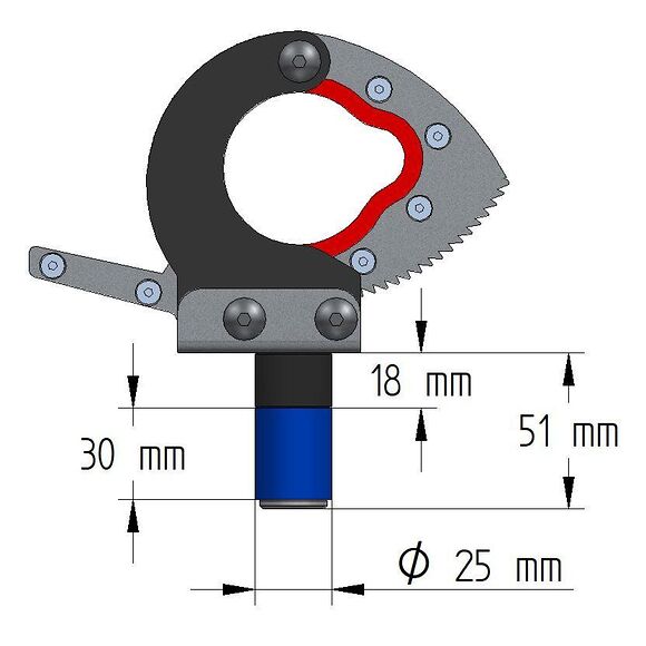 Iron Baltic (IB) Snabbfäste För Redskap (Polaris/ Komposit Lastrack)