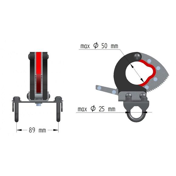 Iron Baltic (IB) Snabbfäste För Redskap