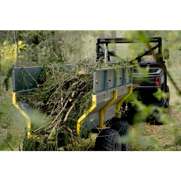 Iron Baltic (IB) IB Flakvagn Boggi ATV Offroad 1200 med Tippkran & Elvinsch