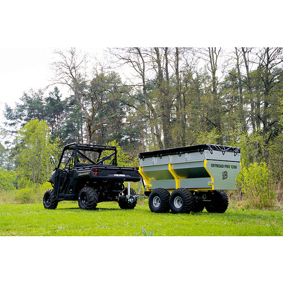 Iron Baltic (IB) IB Flakvagn Boggi ATV Offroad 1200 med Tippkran & Elvinsch