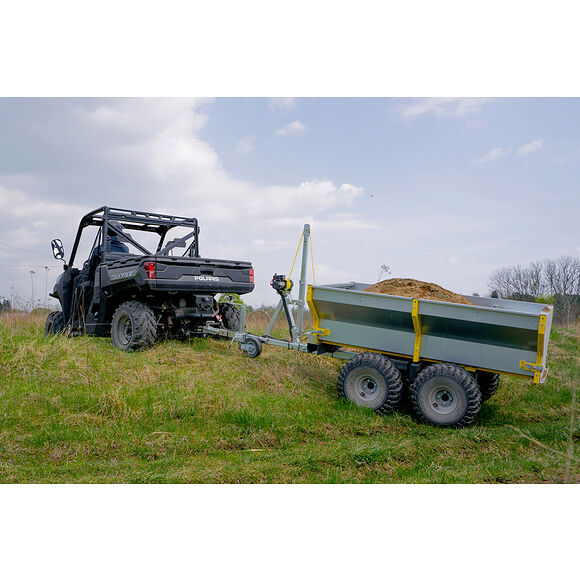 Iron Baltic (IB) IB Flakvagn Boggi ATV Offroad 1200 med Tippkran & Elvinsch