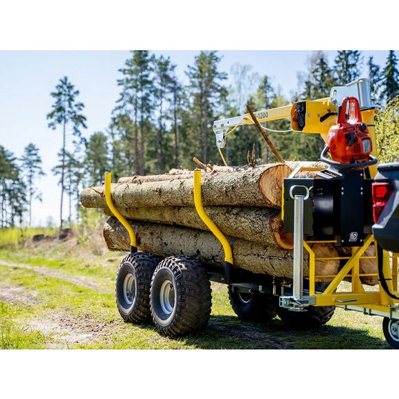 Iron Baltic (IB) IB Multivagn Boggi ATV Offroad 1200 med Kran & Elvinsch