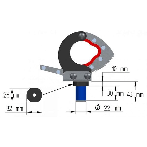 Iron Baltic (IB) Snabbfäste För Redskap (CF MOTO / Komposit Lastrack)