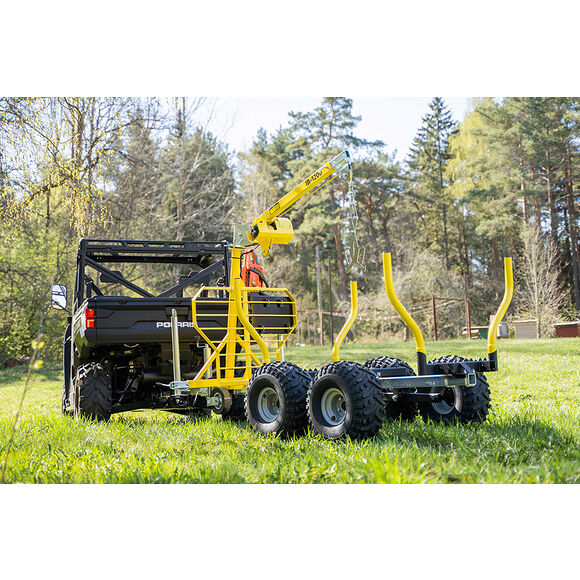 Iron Baltic (IB) IB Timmervagn Boggi ATV Offroad 1200 med Kran & Elvinsch