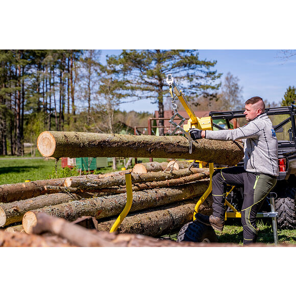 Iron Baltic (IB) IB Timmervagn Boggi ATV Offroad 1200 med Kran & Elvinsch