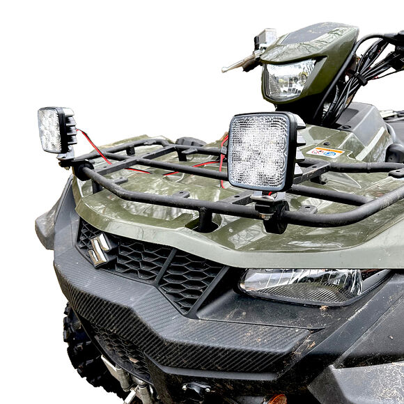 Wesem 2st Led Arbetsbelysning Kit (3200 Lumen) Med Kablage