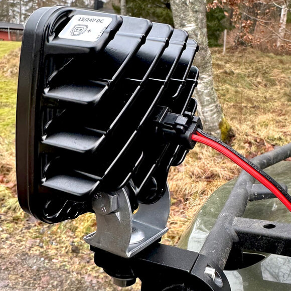 Wesem 2st Led Arbetsbelysning Kit (3200 Lumen) Med Kablage