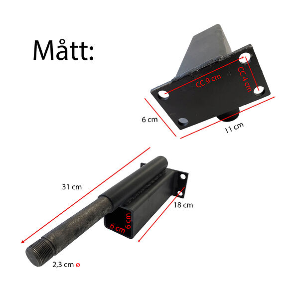 Iron Baltic (IB) Hjulaxel Flishugg PRO-14HP