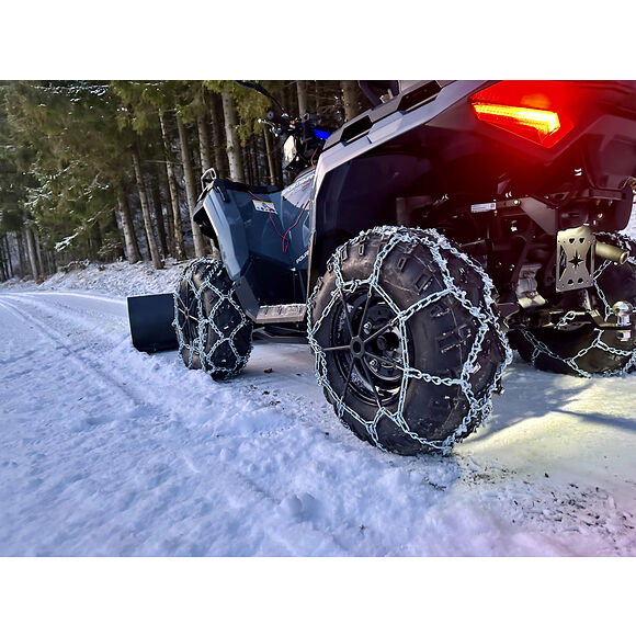 KIMPEX Snökedja Kryssmönstrad med Piggar för däck 22x10 Till 25x8 (1 Par)