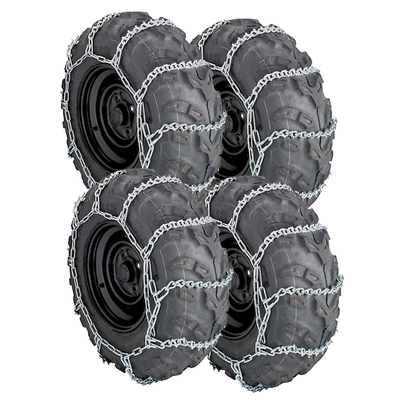 KIMPEX Snökedje Paket med Piggar för däck 25x8-12 & 25x10-12