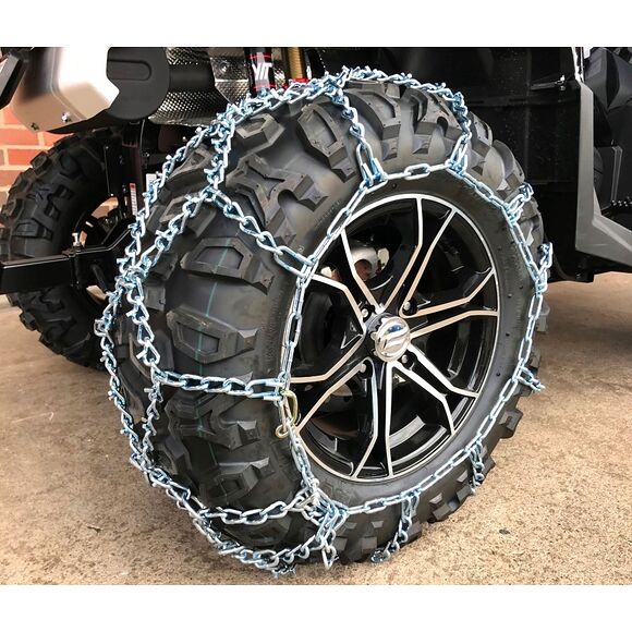KIMPEX Snökedja Kryssmönstrad med Piggar för däck 22x10 Till 25x8 (1 Par)